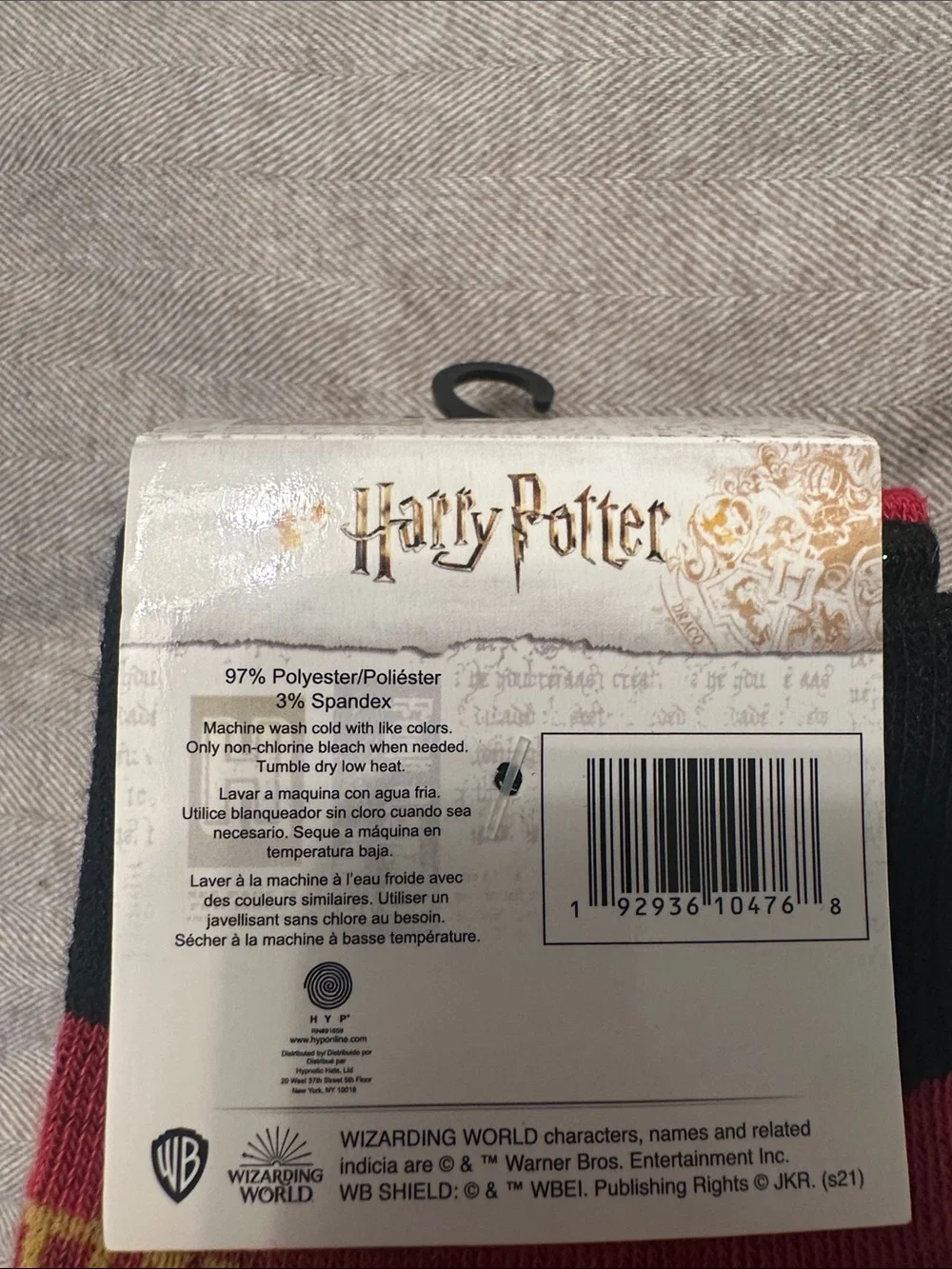New! 5 pack HARRY POTTER CALF LENGTH SOCKS SIZE:6-12